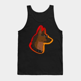 Shep with Shades Tank Top